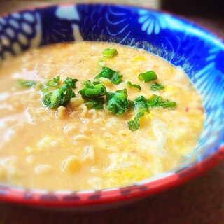 絶品♩手作り卵スープのラーメン